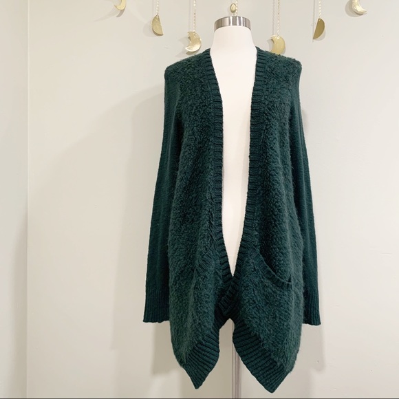 Anthropologie Sleeping On Snow. Green Cardigan. M. - Picture 2 of 8